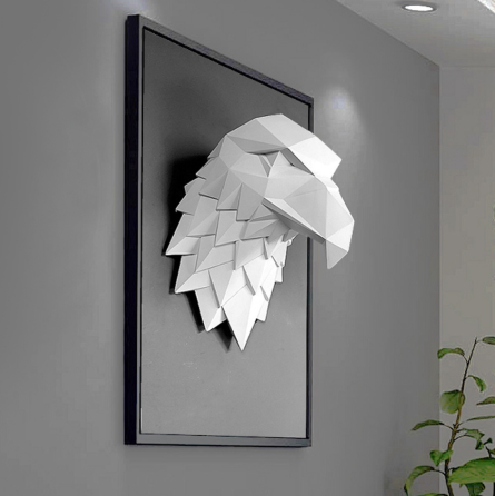 Eagle Head Sculpture Wall Decor