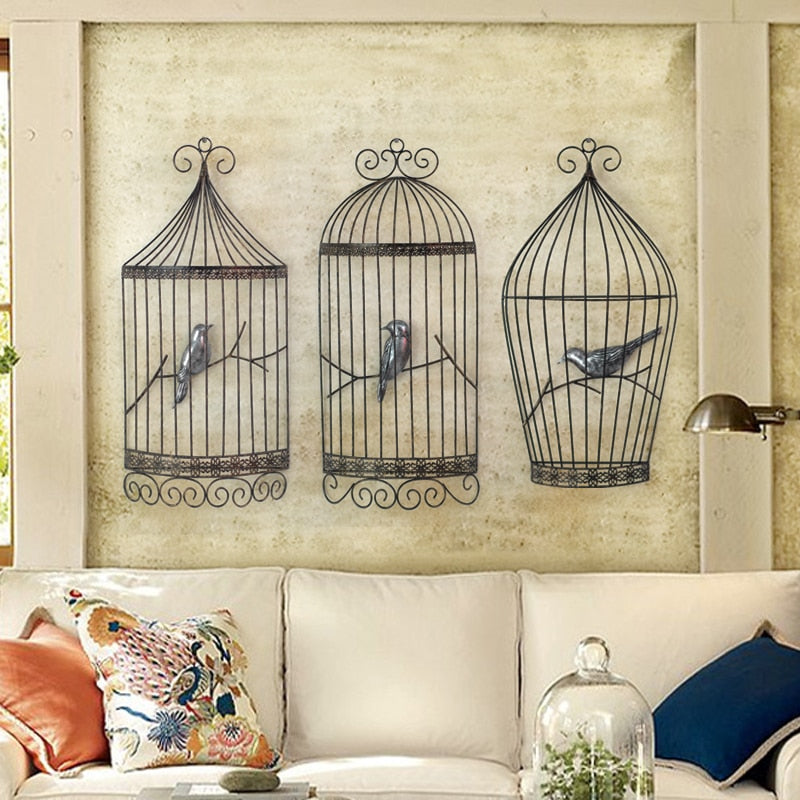 Bird Cage Wall Decor
